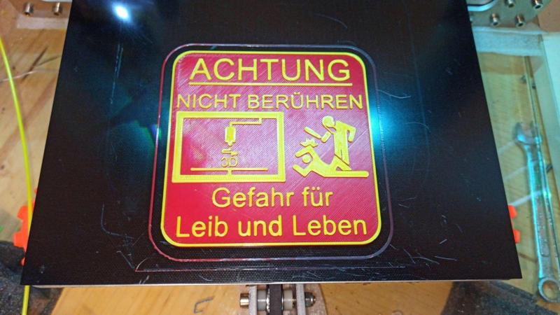 Achtung - Gefahr fur Leib und Leben