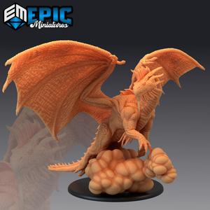 Adult Silver Dragon / Legendary Drake / Winged Mountain Encounter / Magical Beast