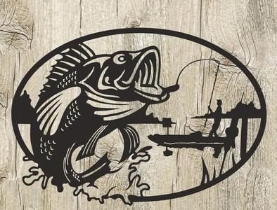 Fishing wall art