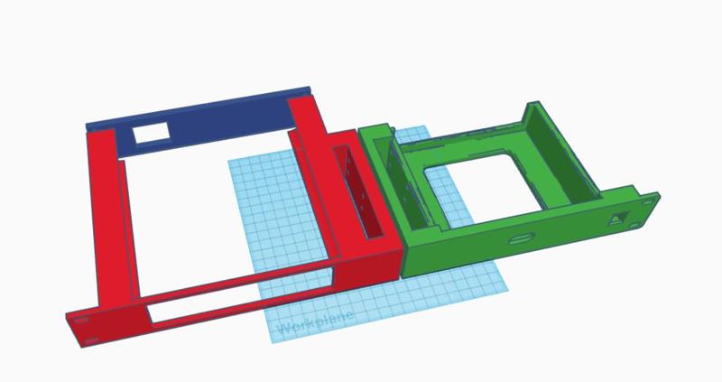 UCG-Ultra and USW-Lite-16-POE rack mount with Keystone