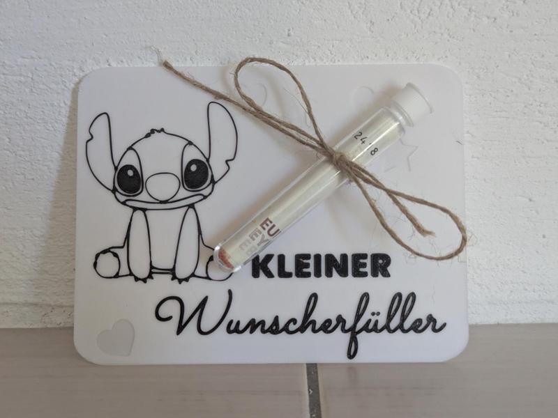 Wish-fulfillment Card Money Gift