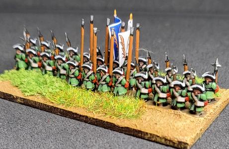 6mm XVIII INFANTRY TRICORN PIKEMEN
