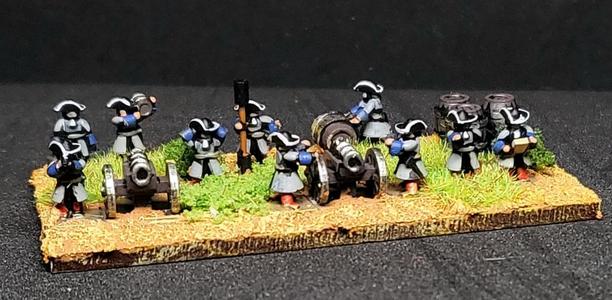 6mm late 17thCentury Artillery