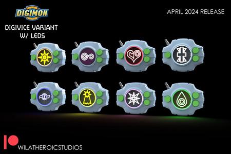 Digivice with LEDs