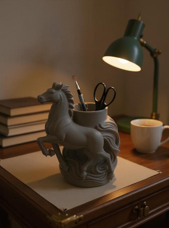 Stallion of Inspiration – Artistic Desk Organizer