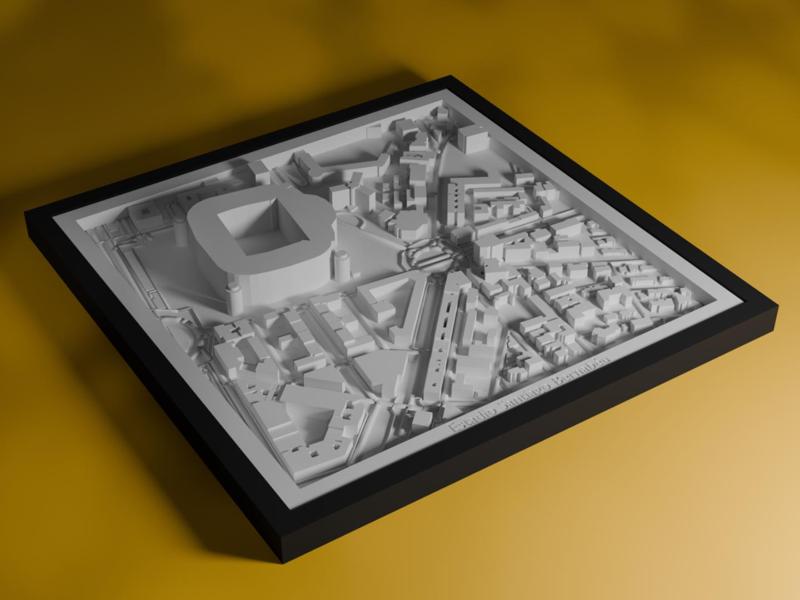 Estadio Santiago Bernabéu - Real Madrid C.F. map