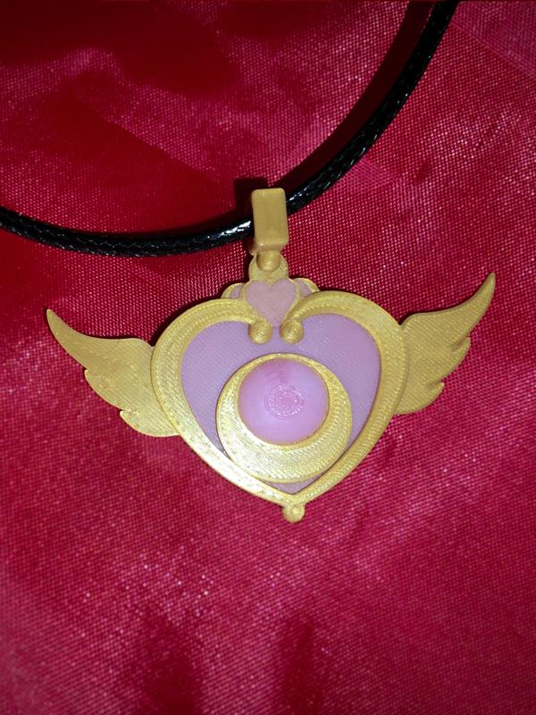 Sailor Moon Crisis Moon Inspired Pendant