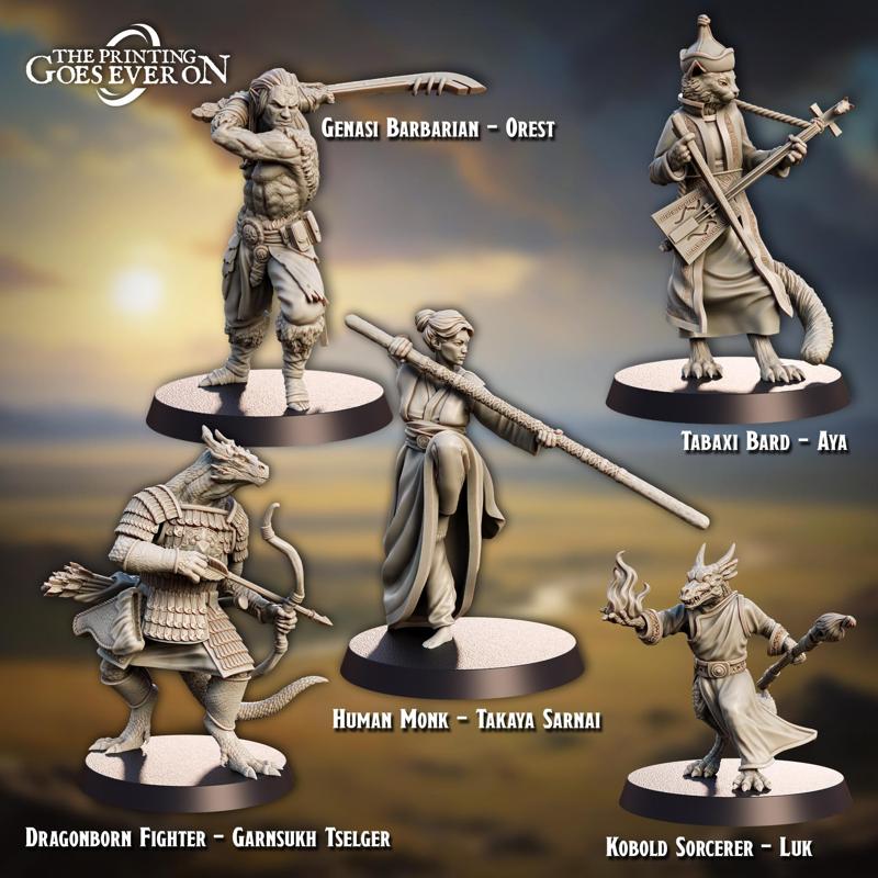 Character Bundle - Purple Trail - Presupported