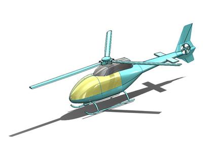 helicopter h-120 colibri.STL