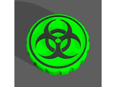 Biohazard - Stash Jar Lid 