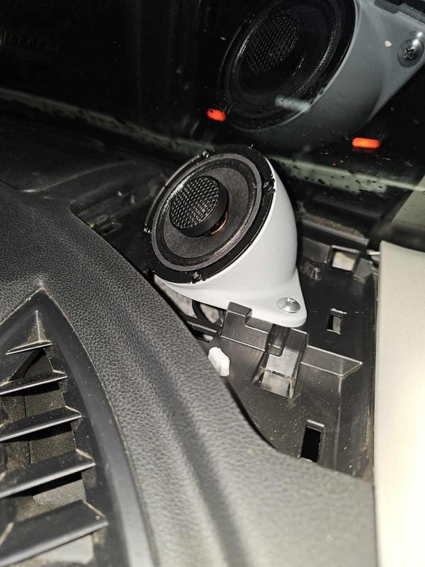 mk2 Subaru Forester SK Angled Tweeter Bracket Dash (Midrange) S2S69c 50 degrees