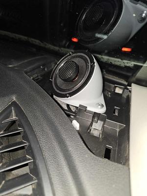mk2 Subaru Forester SK Angled Tweeter Bracket Dash (Midrange) S2S69c 50 degrees