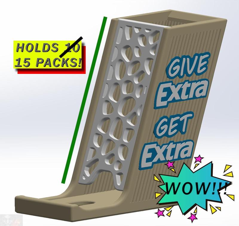 Wall Mounted Extra Gum Holder