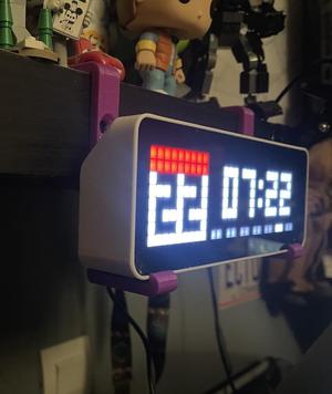 support horloge TC001 ulanzi compatible étagère lack Ikea