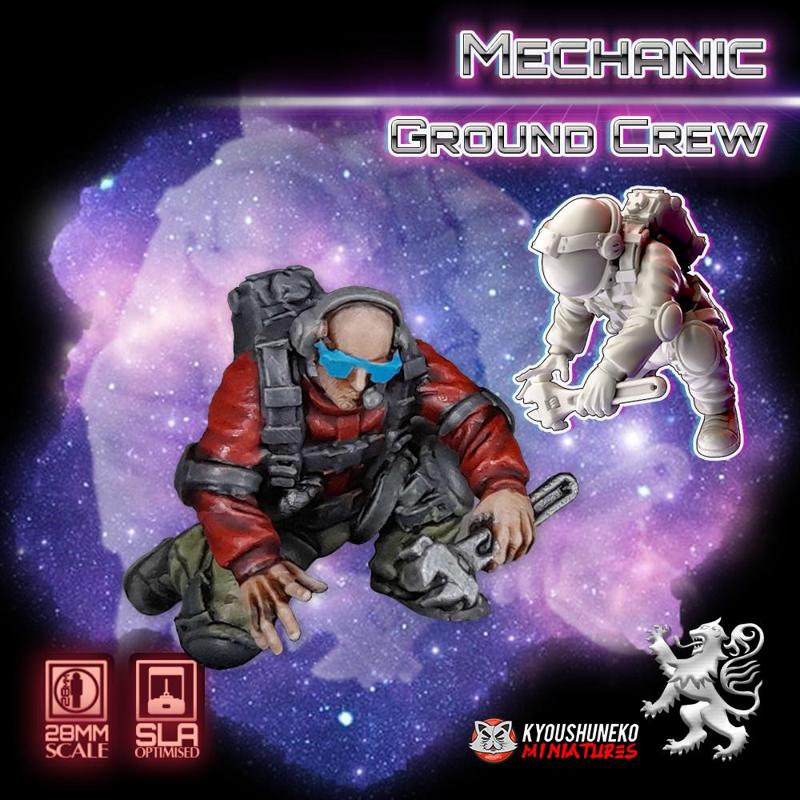 28mm Ground Crew - Mechanic