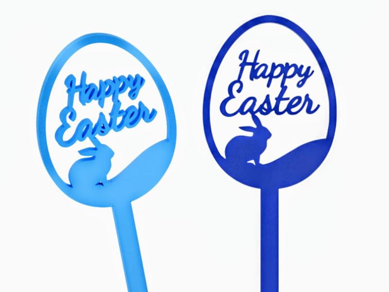 Easter topper for cupcake \ cake \ plants \ decor