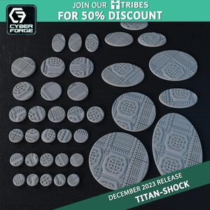 Cyber Forge Titan Shock Bases