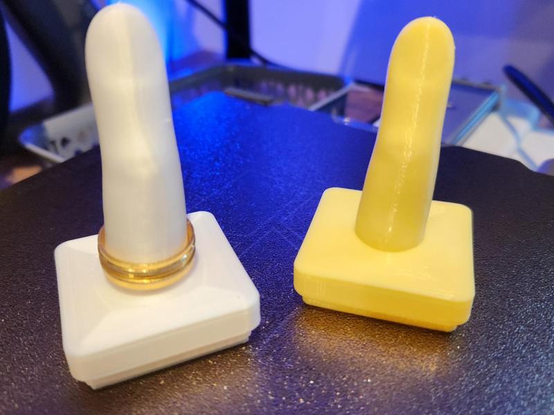 Human Finger Ring Display Stand for Gridfinity