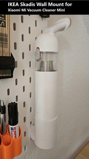 Xiaomi Mi Vacuum Cleaner (mini) - Ikea Skadis Wall Mount