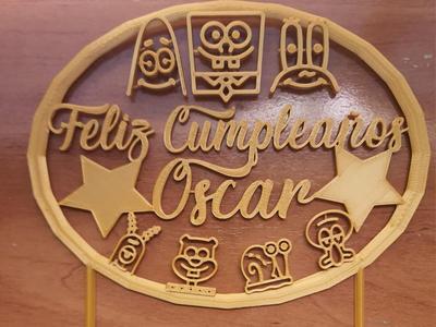 caketoper happy birthday Oscar.