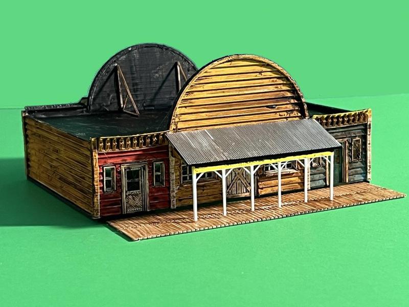OLD FRONTIER TOWN 3 STORES HO SCALE