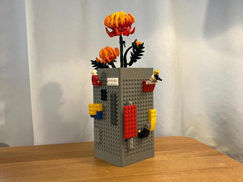 LEGOs Compatible Flower Vase