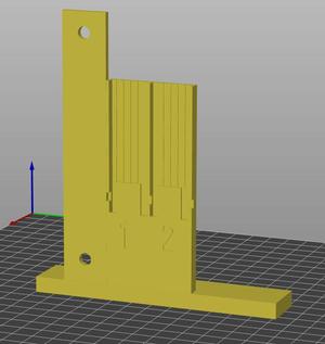 Half Tenor Reed Holder with Notebook Mount