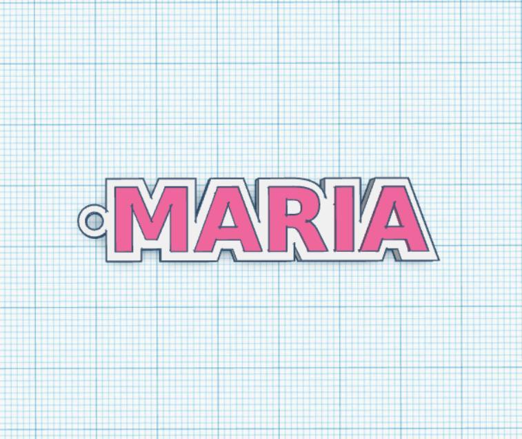 Llavero nombre Maria