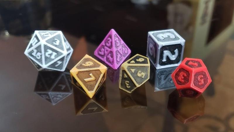 Dungeons and Dragons Dice