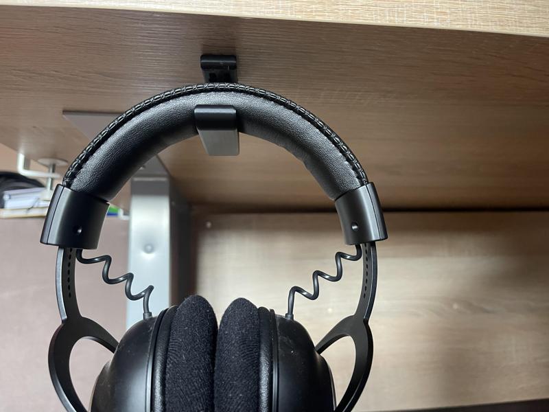 Under Desk Headset Hanger