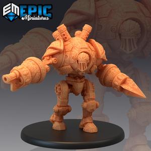 Battle Armor Gun & Drill / Mechanical War Construct / Steam Robot