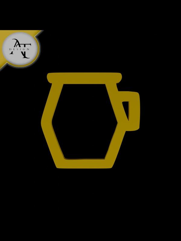Simple Coffee Cup Symbol - 2D Art