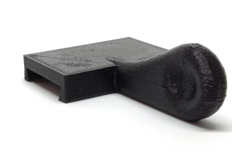 Bed handle for Wanhao I3 upgraded build plate
