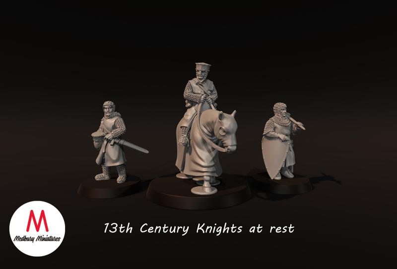 13th Century Knights At Rest