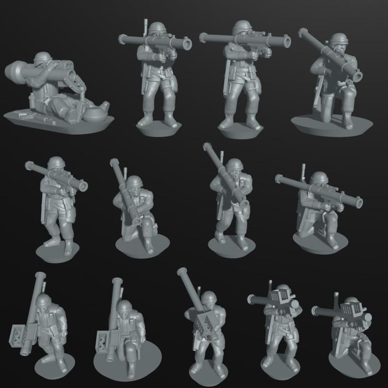 10 & 15mm US Heavy Weapons (1980s) CW-US-1