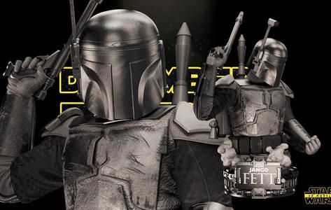 Jango Fett Bust - Star Wars 3D Models - Tested and Ready for 3D printing
