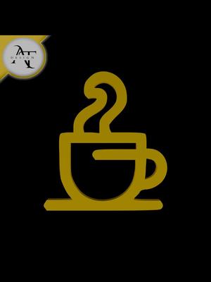 Simple Coffee Cup Symbol - 2D Art