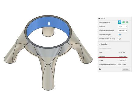 Bowl Holder/ Vase Holde Ø 105 mm – Stylish 3D Printed Stand