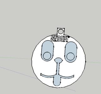 Snoopi keychain