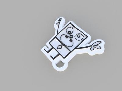 spongebob keychain (trace)