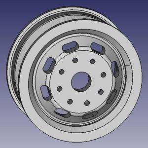 WHEEL RIM 3D RC SPORTCAR PROTOTYPE