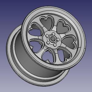 WHEEL RIM 3D CAR DESIGN MODEL