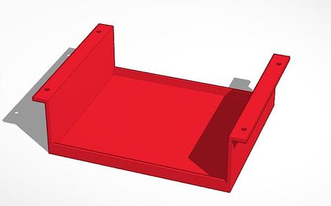 Raspberry Pi Argon Case under table shelf mount
