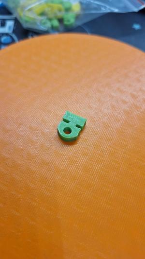 Curtain rail stoper with hole