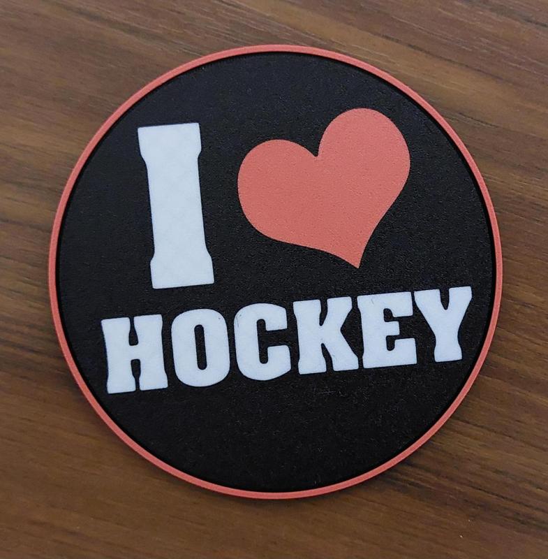 I love Hockey coaster