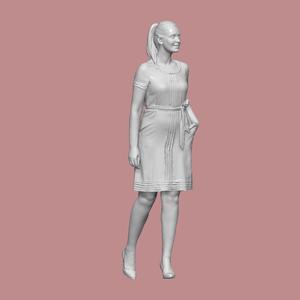 WOMAN WALKING PEOPLE CHARACTER