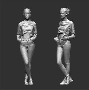 PEOPLE WOMEN W19 FIGURE DIORAMA