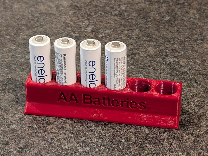 AA battery holder