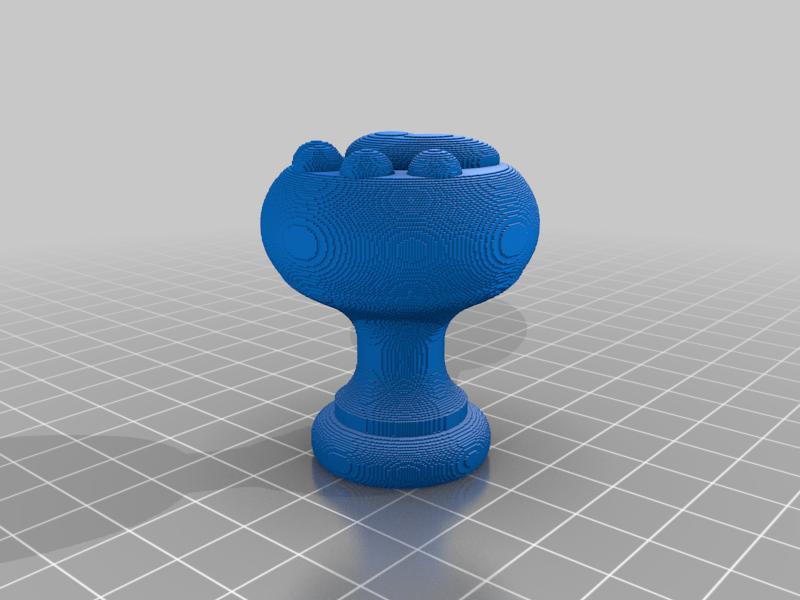 (3D Slash) kitty_footprint_knob