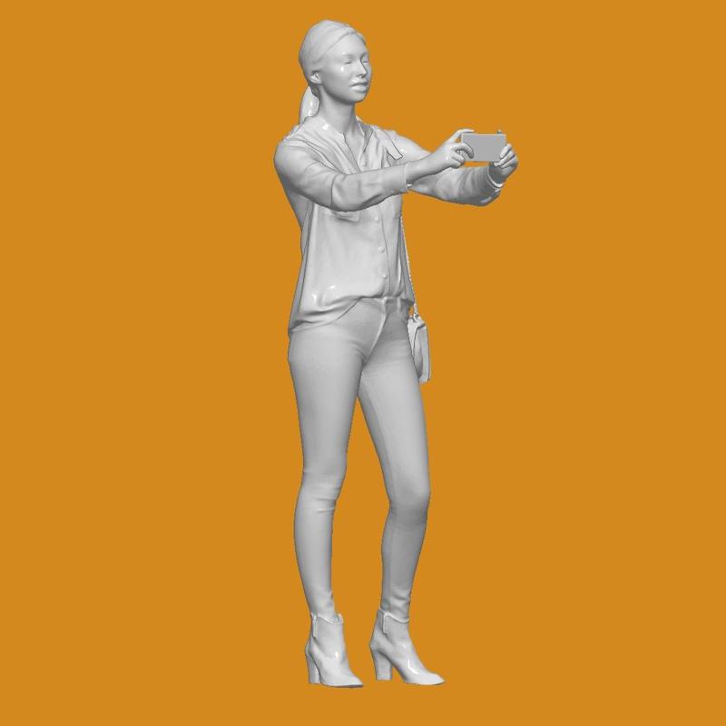 WOMAN PHOTO PEOPLE CHARACTER DIORAMA